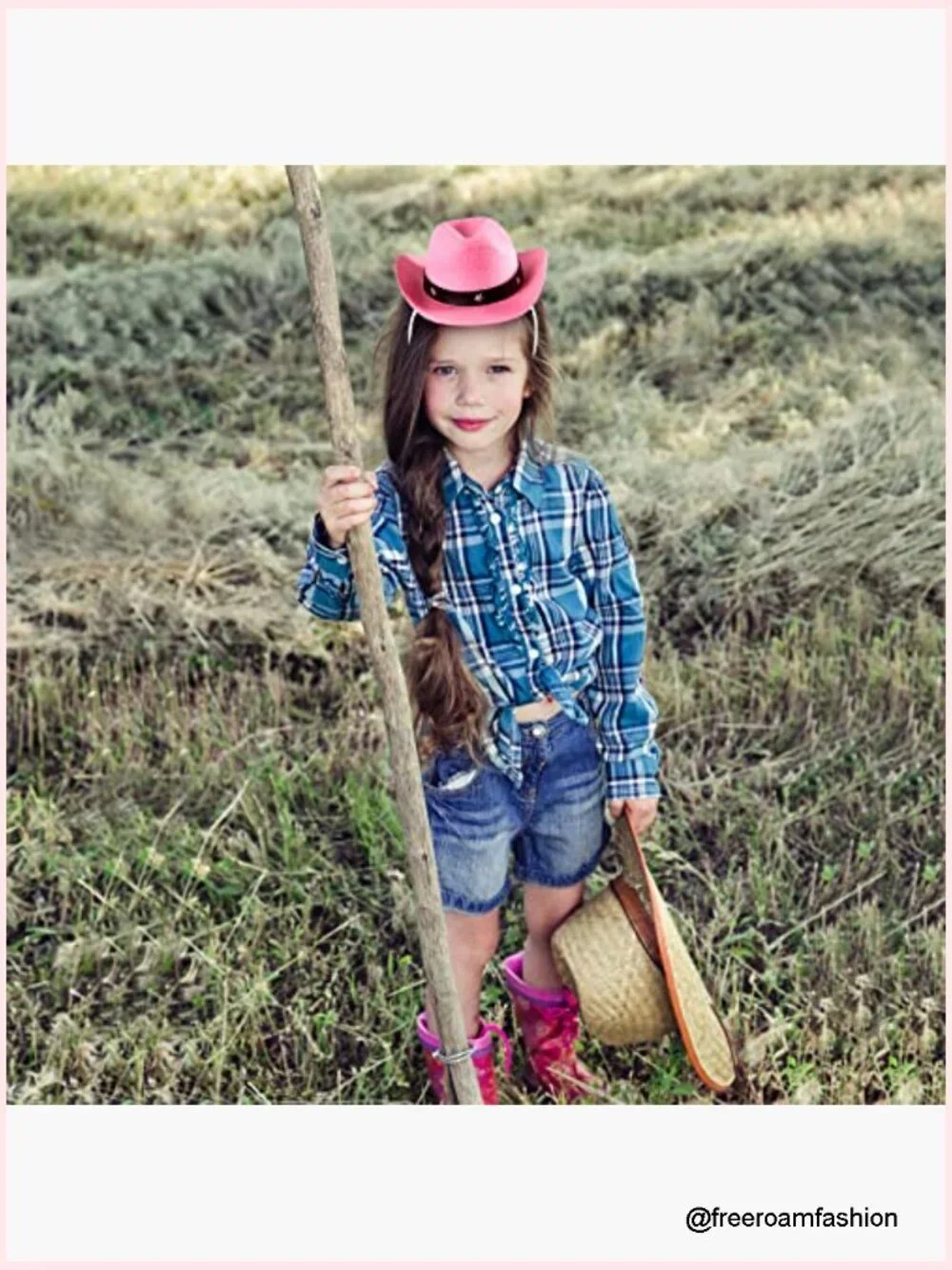 6 Cowboy Hat Headbands Birthday Costume Accessories Western Party Headwear